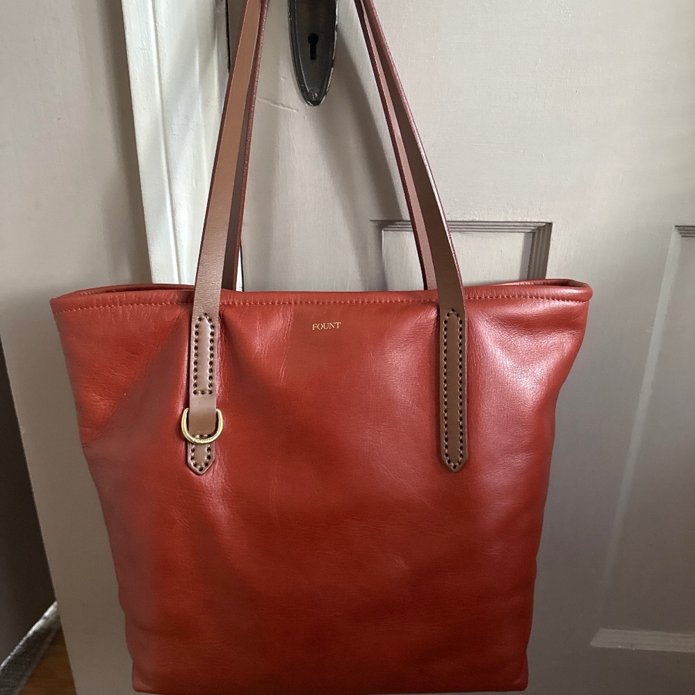 FOUNT Bellfield classic tote - SEDONA